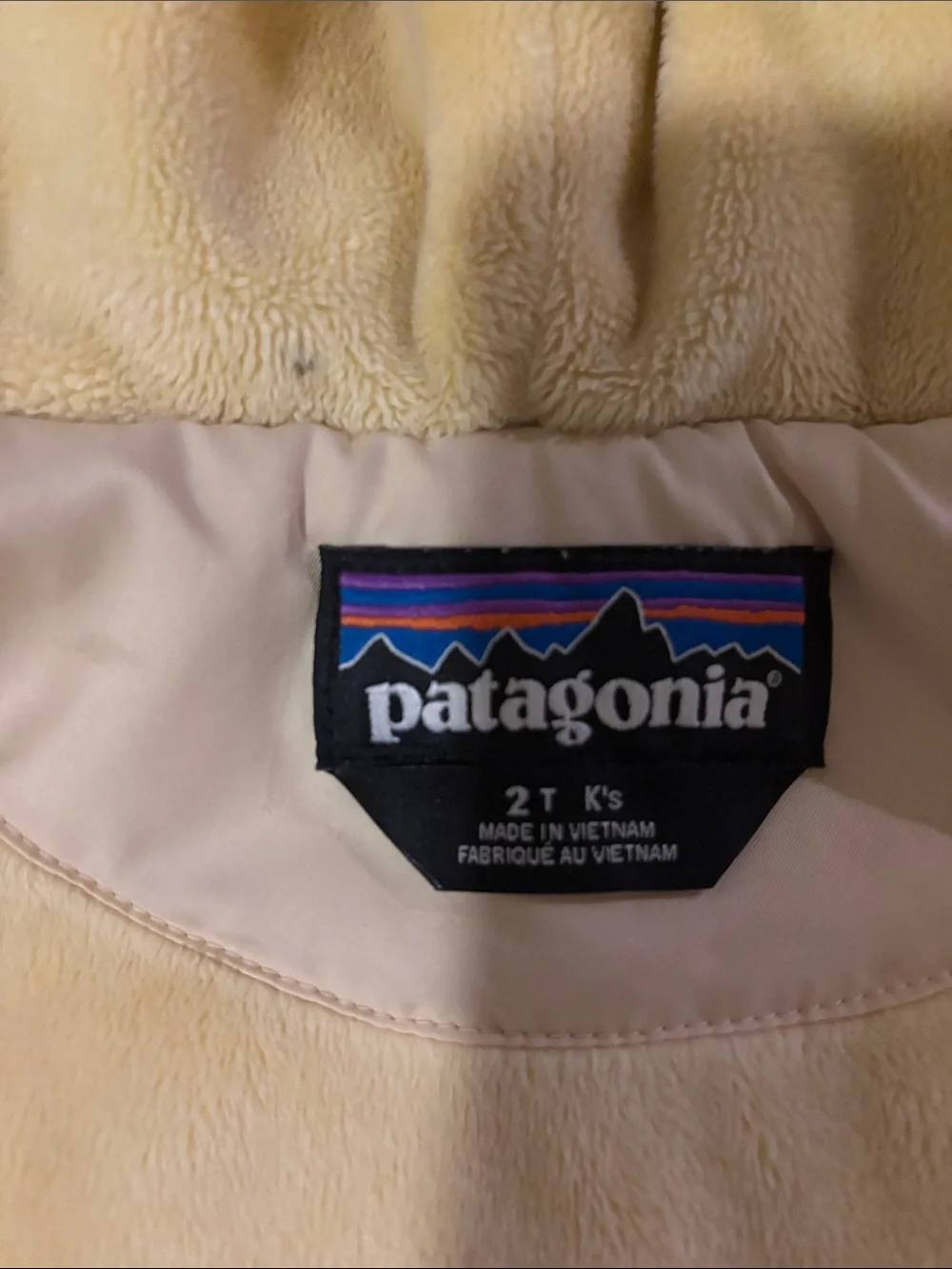 Patagonia Yellow Quilted Baby Hooded Jacket